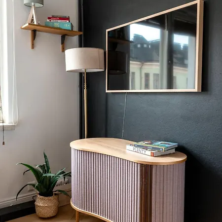 Lägenhet 2ndhomes Premium With Full Kitchen In Punavuori Helsingfors